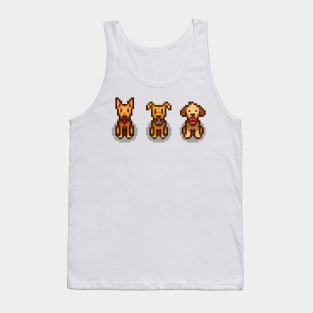 Stardew Valley Pets: 3 Dogs Tank Top